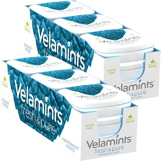 Velamints Fresh Pure 無糖薄荷糖, 20g, 18個