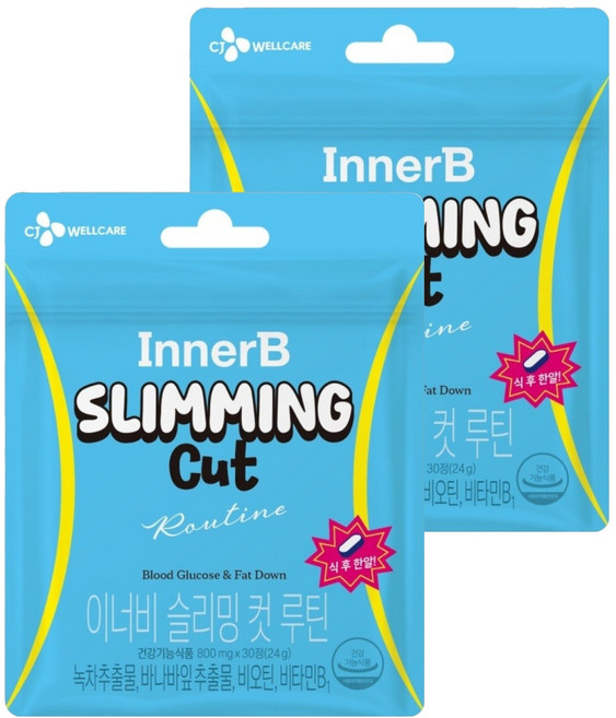 이너비 슬리밍 컷 루틴 다이어트식품 24g, 2개, 30정