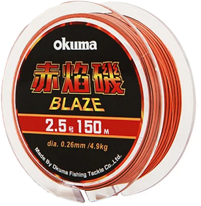 okuma 寶熊釣具 尼龍線 全層游夕 2.5號 LSL25150, 漸層橘色, 1個