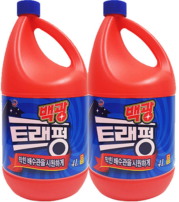 백광 트래펑 세정제, 4L, 2개