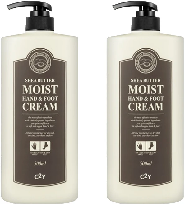 시투와이 네츄럴 아일랜드 쉐어버터 핸드 앤 풋 크림, 500ml, 2개 - 쿠팡