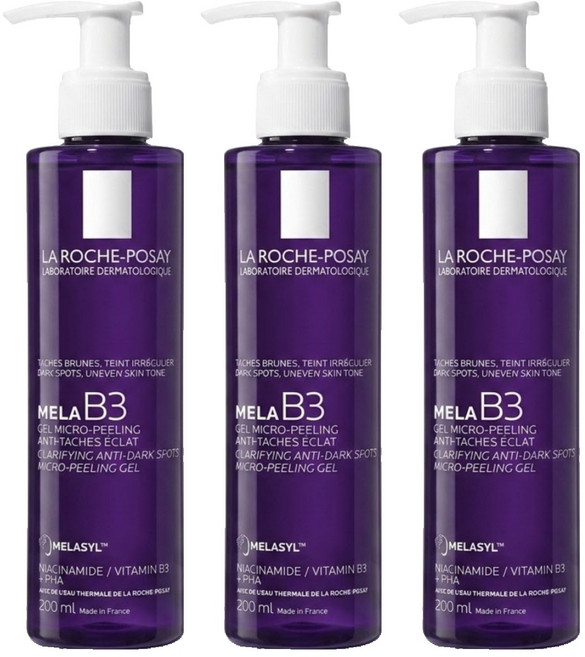 LA ROCHE POSAY 理膚寶水 MELA B3淡斑淨亮洗面露, 200ml, 3瓶