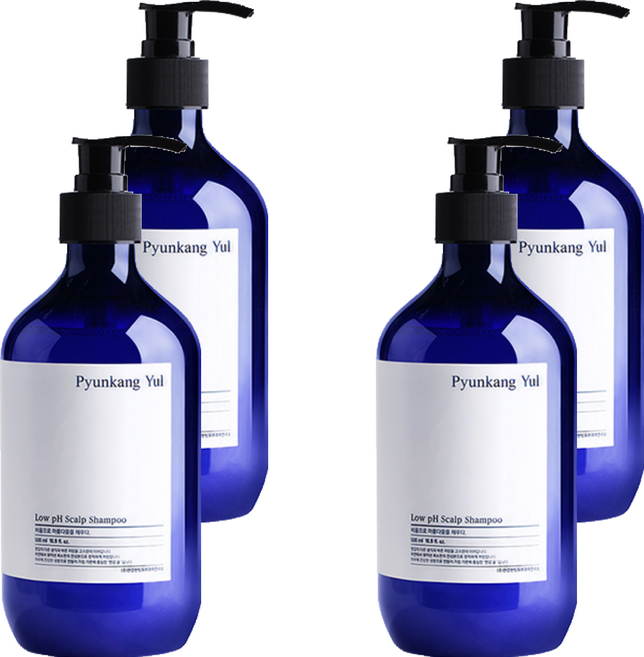 편강율 약산성 두피 샴푸, 500ml, 4개