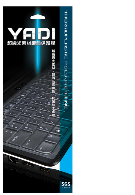 YADI 亞第 超透光抗菌鍵盤保護膜 Acer Swift Go 16 SFG16-72-59MH專用 KCT-ACER28-219, 透明色, 1片