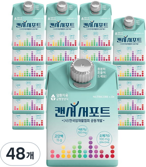 뉴트리코어 캔서서포트 영양조제식품, 200ml, 48개