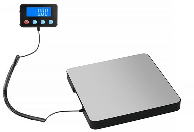 REQIR 200kg大量程電子包裹秤行李秤 行動式電子秤 非供交易使用 295 x 255mm, 單一商品, 1台