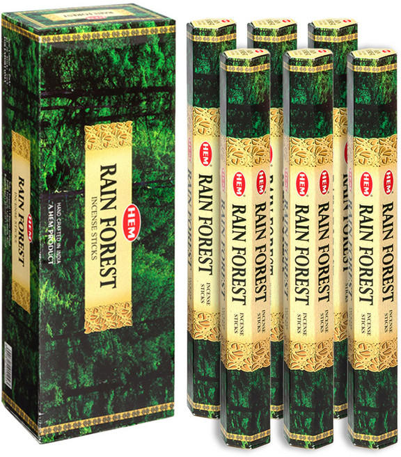 HEM 인센스 스틱 20p x 6개 세트, 레인 포레스트