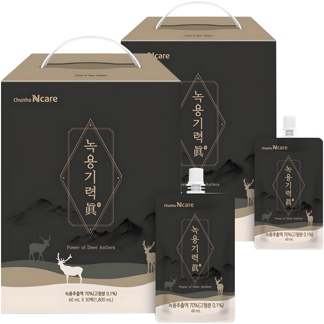 천호엔케어 녹용기력진 30p, 1.8L, 2개