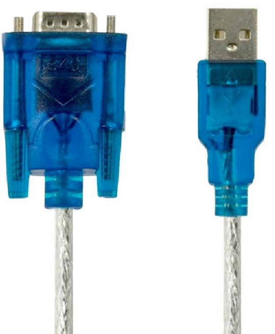 UniSync USB轉RS-232 9Pin高速資料傳輸線 含驅動光碟, 3m, 藍色, 1條