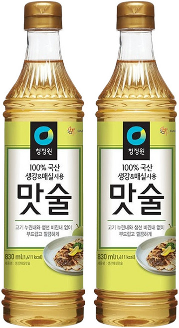 청정원 맛술, 830ml, 2개