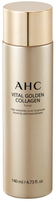 AHC Vital Golden Collagen 活力黃金膠原蛋白化妝水, 140ml, 1瓶