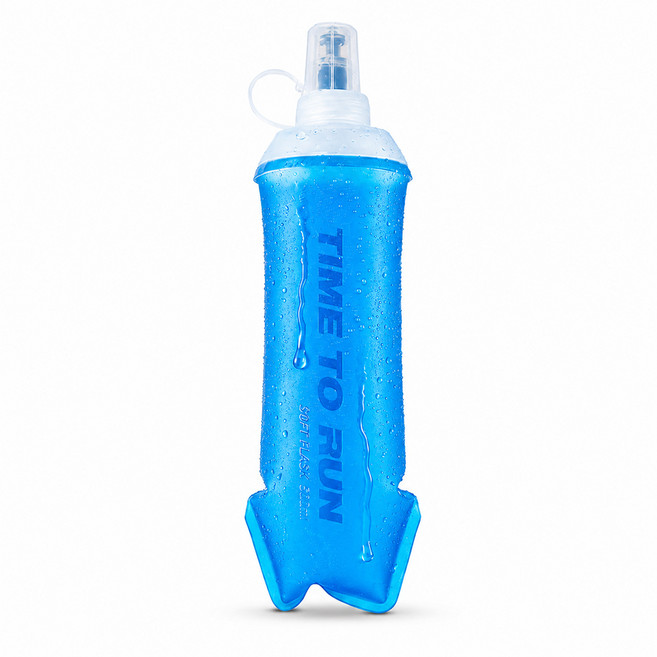 타임투런 소프트 플라스크 W-MX 러닝 물통 런닝 물병, 블루, 1개, 500ml