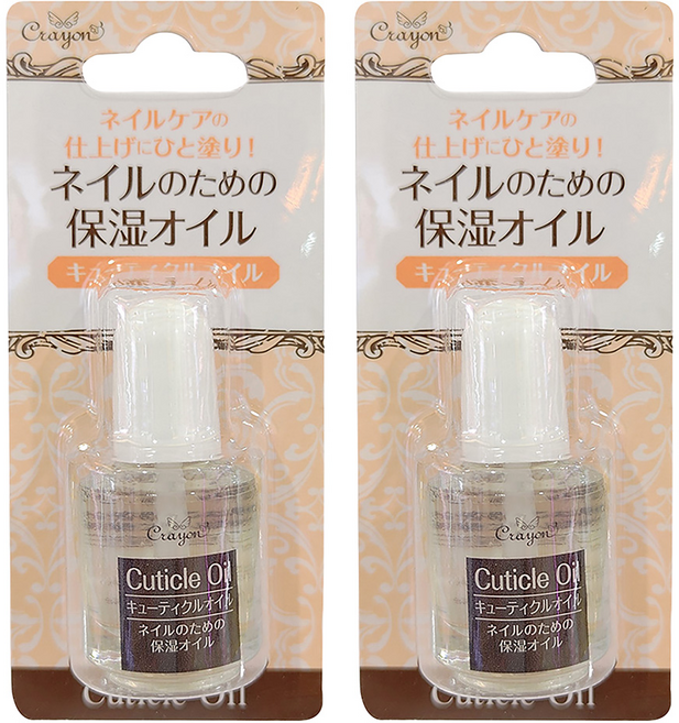 日本 Crayon LUCKY 液態指緣油 玫瑰香 CNCA-1803, 7ml, 2瓶