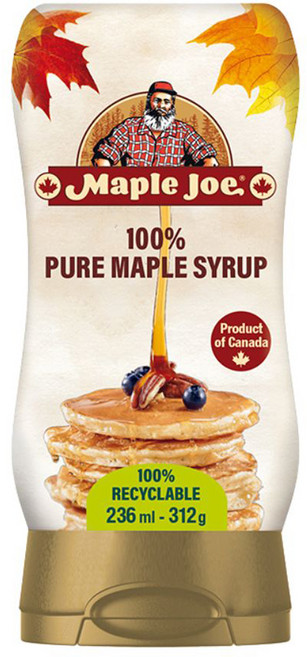 메이플조 퓨어 메이플 시럽 스퀴즈 312g, 1개, 236ml