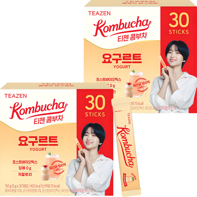 티젠 콤부차 요구르트, 5g, 30개입, 2개
