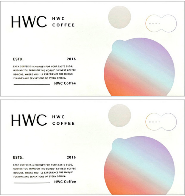 HWC 黑沃咖啡 馬卡龍系列 咖啡掛耳禮盒 雙味甄選, 貝瑞斯塔口味 10包 + 倫巴口味 10包, 2盒