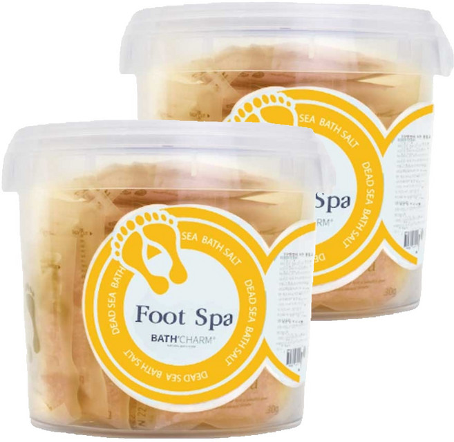 바스참 풋스파 족욕제 레몬 25p, 750g, 2개