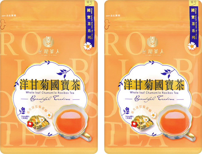 台灣茶人 南非綠國寶茶, 2.2g, 10入, 2袋