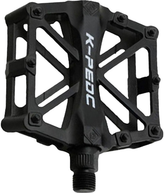 K PEDC 自行車平踏板, 1個, 黑色