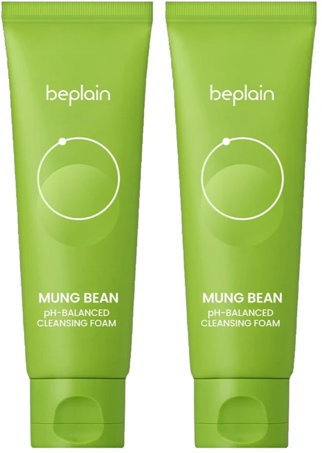 [비건뷰티] 비플레인 녹두 약산성 클렌징폼, 80ml, 2개 - 쿠팡