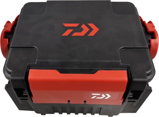 DAIWA 大和 船用置物箱子 TB3000, 黑色 + 紅色, 1個