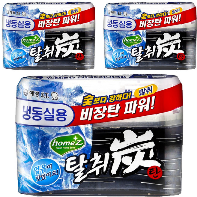홈즈 탈취탄 냉동실용, 70g, 3개