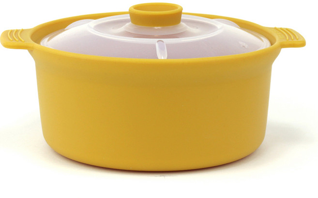 비비또 실리콘 계란 찜기 중, 머스타드, 1개