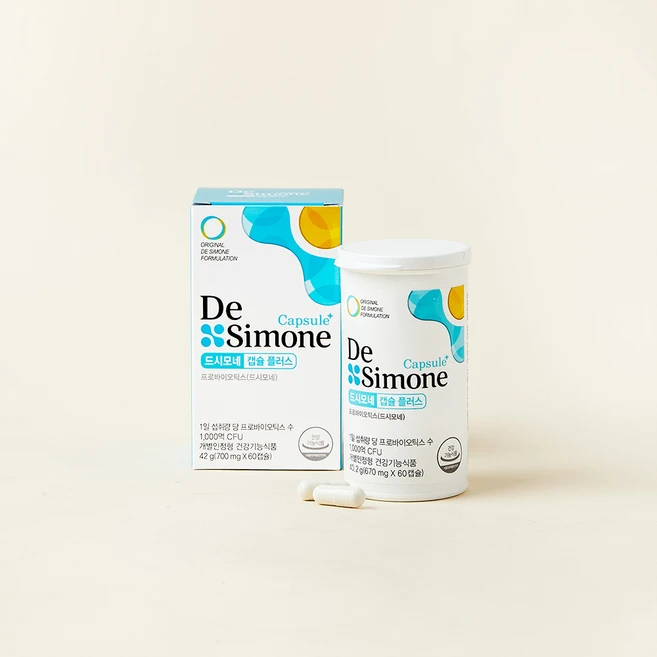 드시모네 프로바이오틱스 캡슐 플러스 1000억 40.2g, 60정, 1개 - 쿠팡