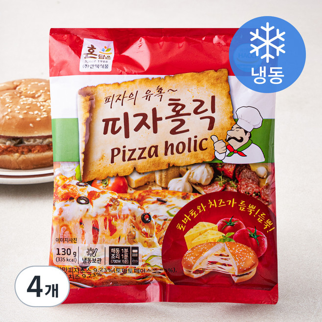 피자홀릭 (냉동), 130g, 1개입, 4개