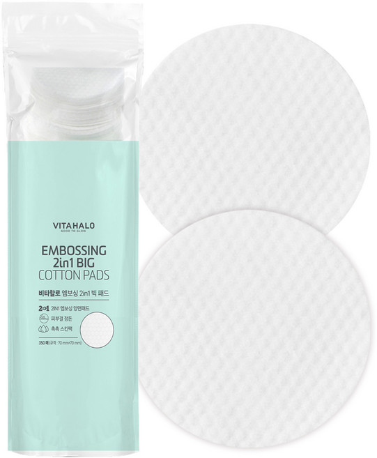 비타할로 DIY 소프트 패드(닦토용 점보 사이즈), 1개, 350개입