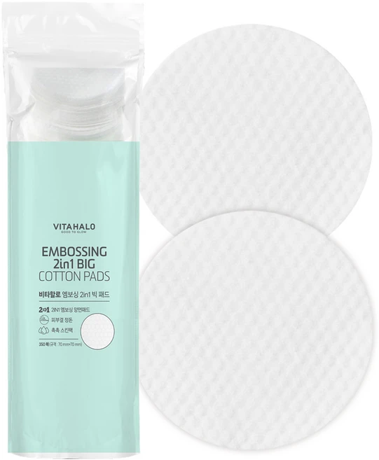 비타할로 DIY 소프트 패드(닦토용 점보 사이즈), 1개, 350개입 - 쿠팡