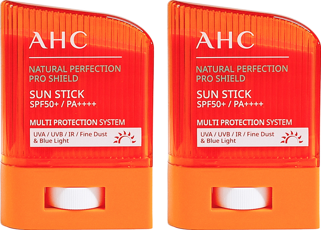 AHC 零死角純物理清爽防曬棒 SPF50+ PA++++, 14g, 2個
