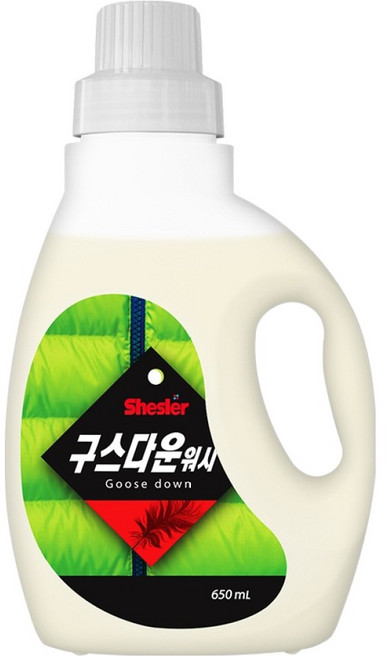 쉬슬러 구스다운워시 전용 액상세제 본품, 650ml, 1개