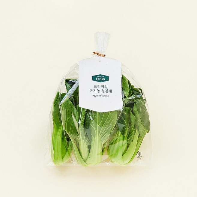 프리미엄 유기농 청경채, 200g, 1개