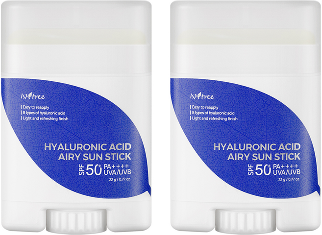 이즈앤트리 히아루론산 에어리 선스틱 SPF50+ PA++++, 22g, 2개