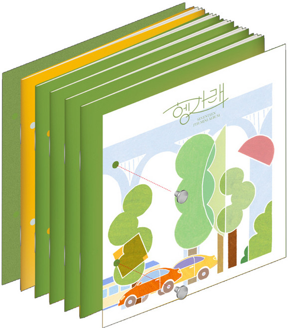 세븐틴 - 헹가래 미니 7집 버전 랜덤발송, 1CD