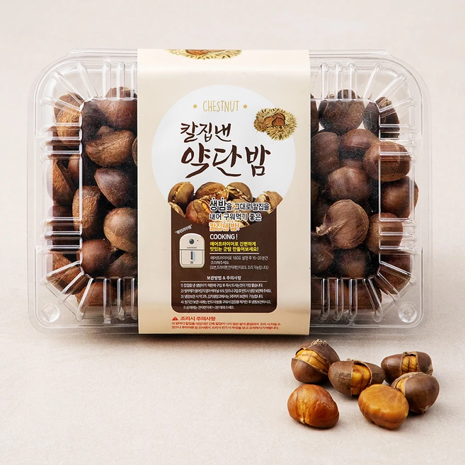 아산율림 중국산 칼집낸 약단밤, 1kg, 1개 - 쿠팡