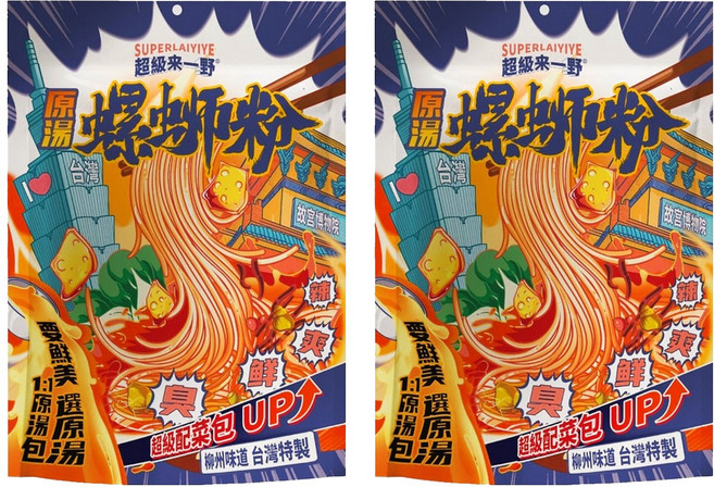 超級來一野 原湯螺螄粉 620g, 2包