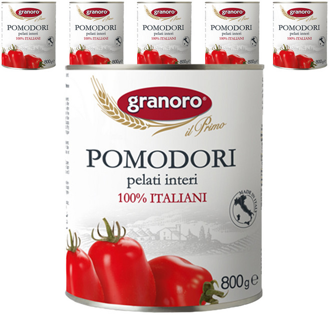 그라노로 홀 토마토, 800g, 6개