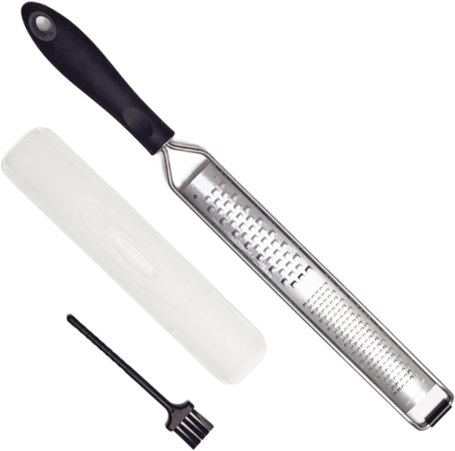 스마일리브 다용도 치즈 그라인더 그레이터 304 스텐, 블랙, 1개