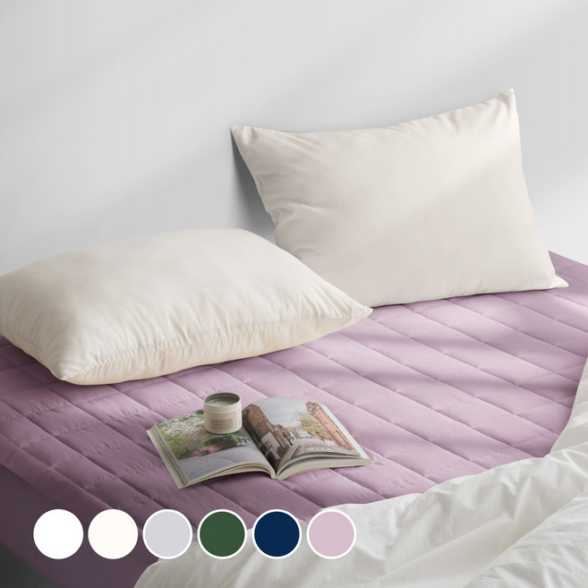 프랑떼 소프트무드 항균 포근한 고정밴드 침대패드, 라벤더