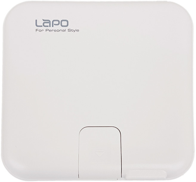 LaPO 二代 全功能無線充行動電源 10000mAh Typec + Lightning 自帶線 346g, WT-03CM, 曙光白