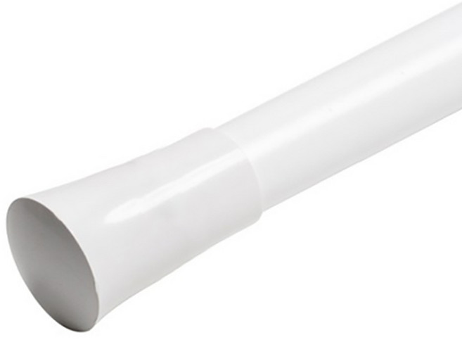 생활백서 심플 커튼봉 25mm, 화이트