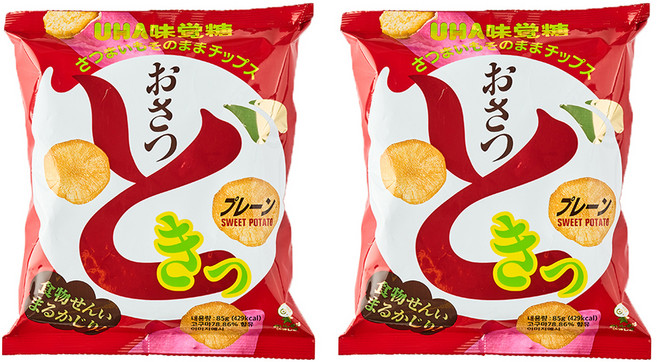 유하미카쿠토 오사츠도키 플레인 고구마칩, 85g, 2개