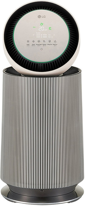 LG PuriCare 360度空氣清淨機, AS651DBY0, 奶茶棕