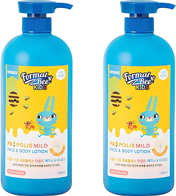 포멀비키즈 프로폴리스 마일드 페이스 앤 바디로션, 1L, 2개