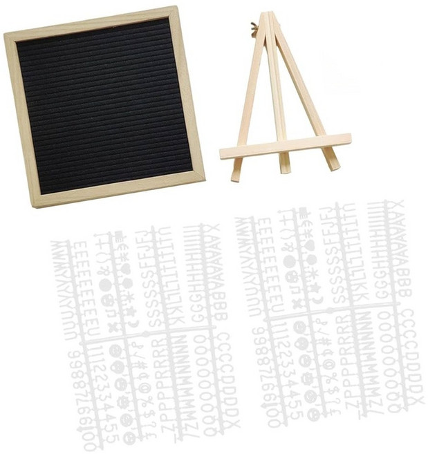 字母留言板 黑色 創意留言記事板, 1個