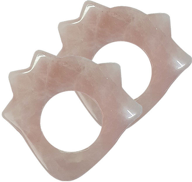 로즈쿼츠 괄사, 2개, 반지(BR6-7)