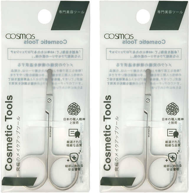 台灣 COSMOS 鼻毛修飾剪, 2個, H34779