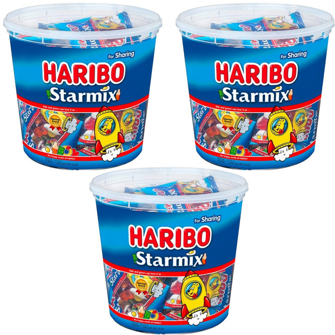 하리보 스타믹스 젤리, 1kg, 3개